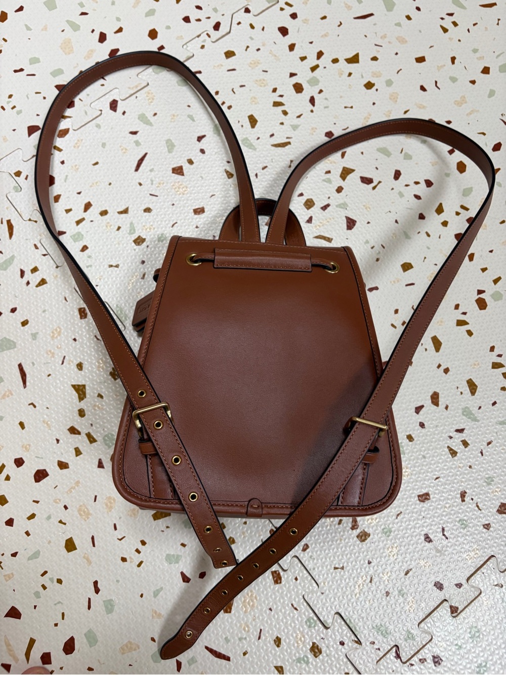 Coach | The Summer I Turned Pretty™ Turnlock Backpack in Redwood - Picture 4 of 8